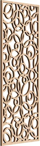 Miniatura 142 de Latrobe Paneles de pared decorativos de madera con calado, 9 3/8 pulgadas de ancho x 24 3/8 pulgadas de alto x 3/8 de alto, roble rojo rojo (Red Oak)