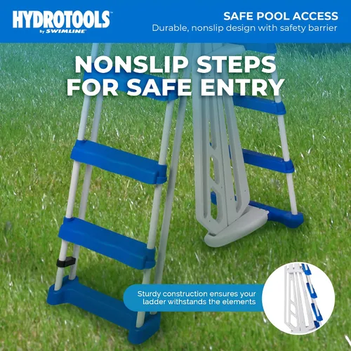 Miniatura 3 de Swimline 87950/87952L Escalera de entrada para piscina de tierra, 52 pulgadas, multicolor