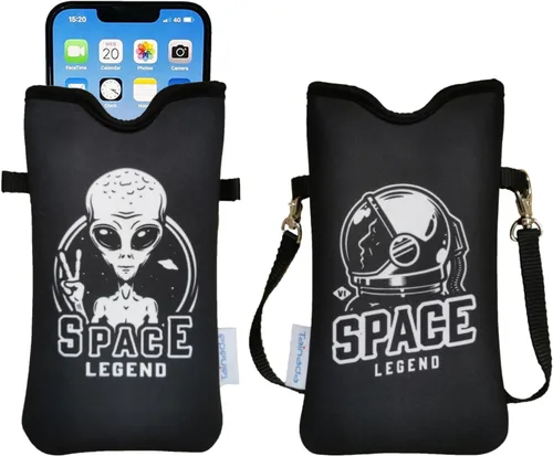 Miniatura 102 de Tainada Funda Estuche Bolsa de Neopreno para Teléfono para Hombres y Mujeres con Correa Cruzada/Cordón para el Cuello para iPhone 17/16/15 Pro Max