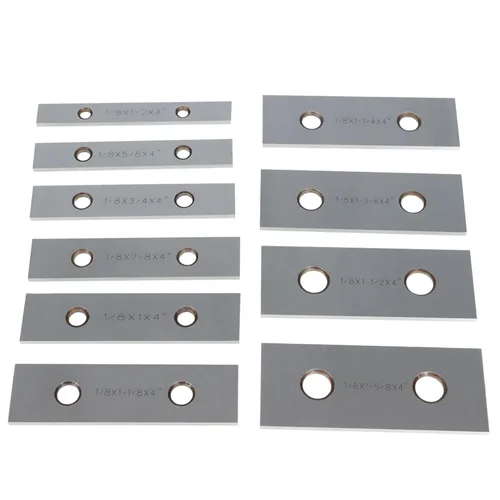 Miniatura 9 de findmall Juego de 9 pares de bloques paralelos de precisión de 1/4 x 6, juego de herramientas de calibre endurecido 0002