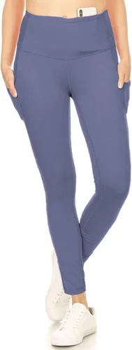 Miniatura 2 de Leggings Depot - Leggings de cintura alta 78. Pantalones de yoga deportivos con bolsillos laterales