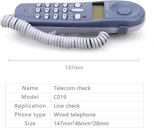 Miniatura 4 de Línea telefónica de control de telecomunicaciones Línea de control dedicada Máquina de línea de encuesta Chino-E C019 probador a cocodrilo Clip Set