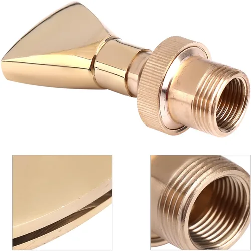 Miniatura 6 de Pilipane Boquilla de fuente, rociador de fuente, 1/2 DN15 y 3/4 DN20 de latón en forma de ventilador de fuente de boquilla rociadora para estanque