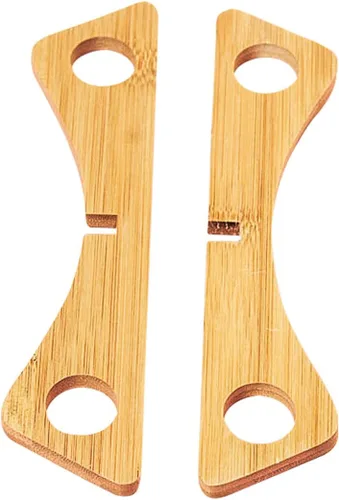 Miniatura 2 de ZhenSanHuan - Salvamanteles de madera reversible para ollas desmontable