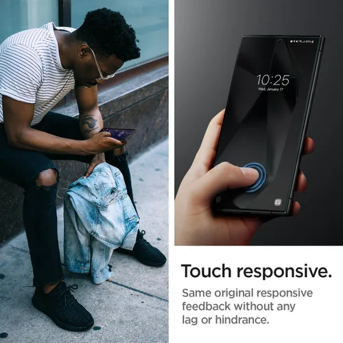 Miniatura 5 de Spigen NeoFlex - Protector de pantalla diseñado para Galaxy S24 Ultra (2 unidades) - Compatible con fundas Flexible Film, Full Edge Coverage