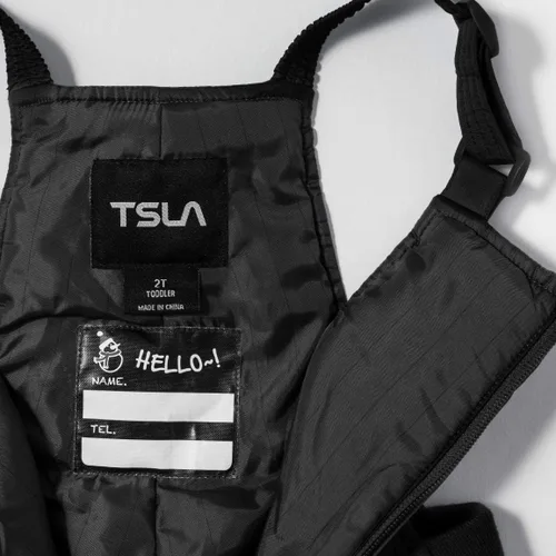 Miniatura 5 de TSLA - Overol con peto invernal para bebés, niñas y niños pequeños, para nieve, snowboard y esquí, de tela antidesgarro Ripstop, impermeable