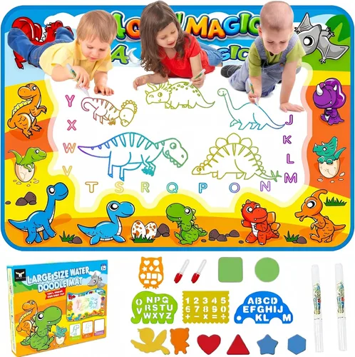 Free to Fly- AquaDoodle - Esterilla de dibujo para niños, juguete para pintura y escritura color aqua magic, trae bolígrafos mágicos, juguetes