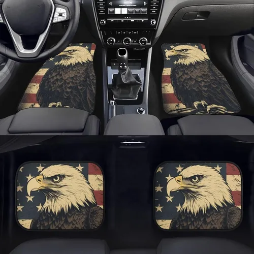 Miniatura 35 de 4 alfombrillas delanteras y traseras para automóvil, SUV, furgoneta y camión, protección de suelo para todo tipo de clima, juego de accesorios