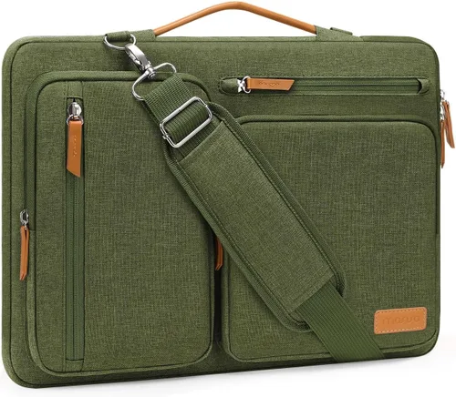 Miniatura 15 de MOSISO Bolsa de hombro protectora 360 para laptop, bolsas de computadora de 15-15.6 pulgadas compatibles con MacBook Pro de 16 pulgadas, HP, Dell