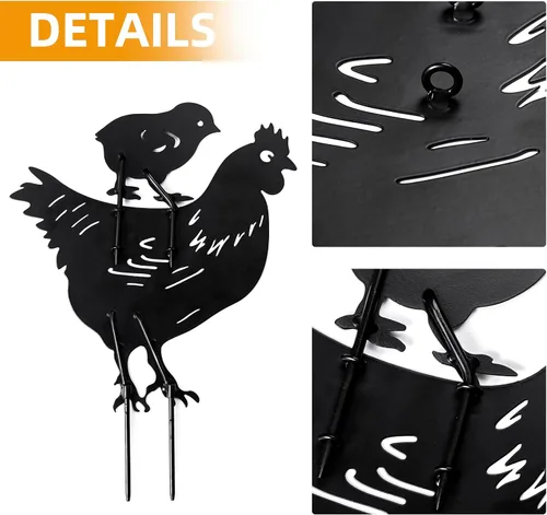 Miniatura 4 de TT & MM Bigfoot - Juego de 2 estacas de metal para decoración de patio, regalo de Sasquatch de pies grandes para hombres y mujeres, estatuas