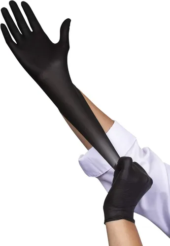 Miniatura 5 de FoodHandler 103-TS12-BLK FoodHandler thinsense nitrilo SM negro (paquete de 1000)