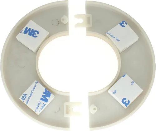 Miniatura 3 de FDXGYH 2 piezas de 2.0 pulgadas ABS brida dividida de pared cinta autoadhesiva redonda cubierta de placa para tubería de agua grifo accesorios