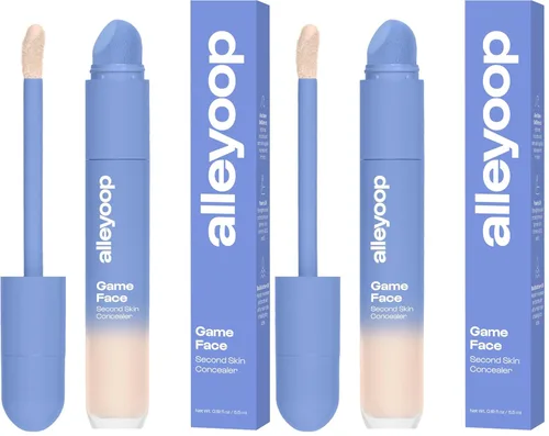 Miniatura 7 de Alleyoop Game Face Makeup Corrector - Corrector ligero y acumulable para debajo de los ojos para ojeras, fórmula de crema hidratante para mujeres