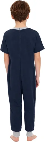 Miniatura 2 de easyforever Necesidades especiales Ropa adaptativa para niños Niños Mono de manga corta Anti-Strip Mono de pierna larga con cremallera en la espalda