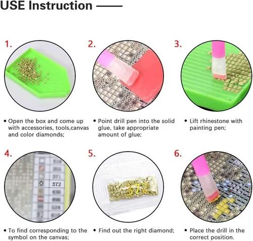 Miniatura 3 de Kit de pintura de diamante 5D para bricolaje, juego de pintura de diamante de taladro completo, pintura de diamante para adultos, montaje Fuji Japón
