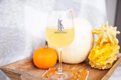 Miniatura 4 de Pardon My Frenchie - Copa de vino y cóctel de 13 onzas, para los amantes de los perros y del bulldog francés, regalo lindo y divertido para mamá