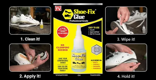 Miniatura 3 de Shoe-Fix pegamento para calzado: pegamento para reparación de calzado tipo profesional al instante