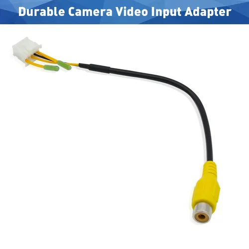 Miniatura 5 de Android Car Stereo Radio RCA Plug 10 Pin Radio Backup Cámara RCA Adaptador de cableado Cable conector