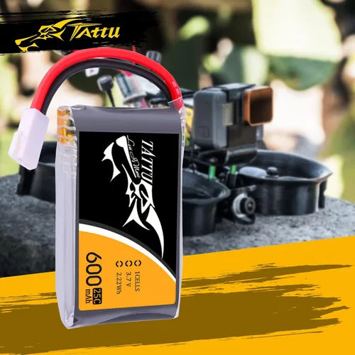 Miniatura 6 de TATTU Paquete de 6 baterías LiPo de 3.7 V 600 mAh 25C 1S con enchufe Molex compatible con Syma X5 X5C X5SW X5SC-1 CX-3W CX-31 M68 M68R UDI UDI U45