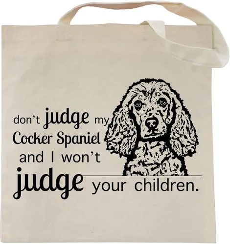 Miniatura 33 de Pet Studio Art Bolso tote Don't Judge My Dog Basset Hound