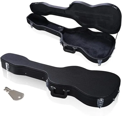 Miniatura 14 de ZeHuoGe Guitar Cases Hard Shell for Acoustic Guitars, Blakc Wooden Case for 41" Acoustic Guitar Wooden Hard Shell Case Lockable (For Acoustic Guitar)