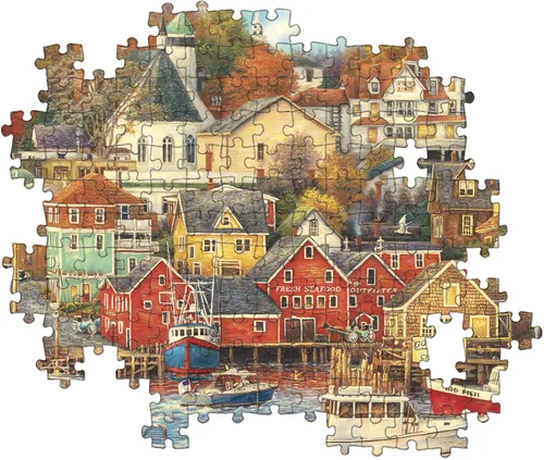 Miniatura 5 de Clementoni 1500 el. HQ Good Times Harbor [Puzzle]