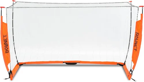 Miniatura 7 de Bownet Red de portería de fútbol portátil (3 x 5 pies) de configuración rápida, marco de acero duradero con recubrimiento de polvo, para interiores