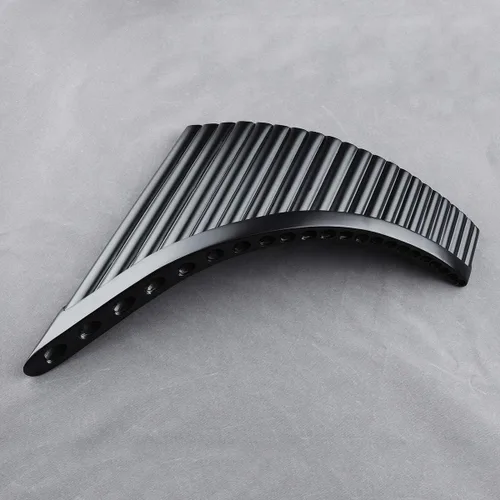 Miniatura 7 de 22 tubos G Key Profesional Black Pan Flauta China Tradicional Instrumento Musical Tubos Fácil de Aprender con Exquisitas Tubos de Pan Marrón Flauta