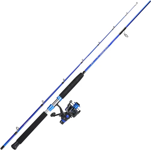 Miniatura 2 de Sougayilang Caña de pescar para bagre IM8 Carbon 2 piezas, MH Power Portable Travel Spinning Rod con carrete giratorio de tamaño 4000 -7 pies 0