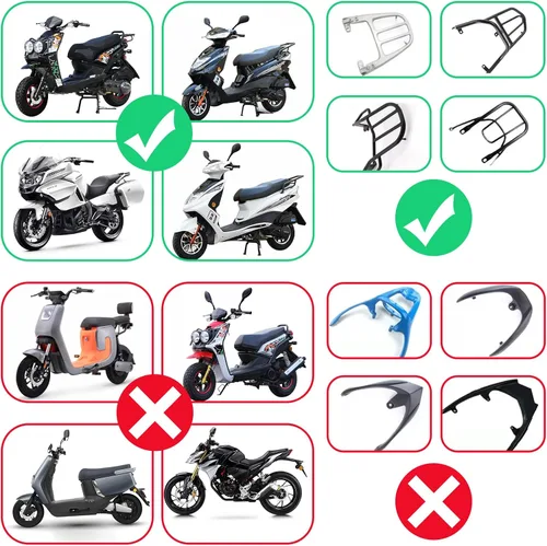 Miniatura 7 de 35L Motorcycle Top Case, Motorcycle Daily Tail Box Trunk Lockable Storage Carrier Plastic Case with Soft Backrest Universal Mounting for Helmet