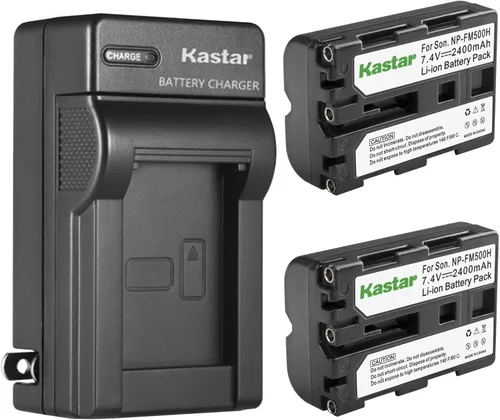 Miniatura 7 de Kastar - Cargador de batería de pared para Sony NP-FM500 NP-FM500H, cargador BC-VM10 AC-SQ950, Sony VG-C77AM, monitor Viltrox, Viltrox DC-50