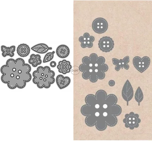 Miniatura 15 de DzIxY Troqueles de corte de metal de seis pétalos, flores, para hacer tarjetas, papel de gofrado, juegos de troqueles, álbum, plantillas