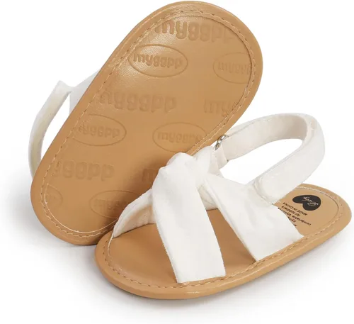 Miniatura 51 de Sandalias de verano para bebés, niñas y niños, unisex, antideslizantes, suela suave, transpirable, para primeros pasos, zapatos de playa al aire