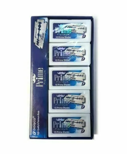 Miniatura 2 de Dorco Cuchillas de doble filo STP301 Prime Platinum 1,000 cuchillas