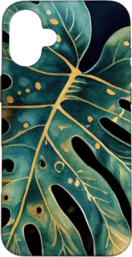 Miniatura 23 de Funda para iPhone 16 Philodendron Monstera Leaf Floral Boho Follaje Flower Plant Case