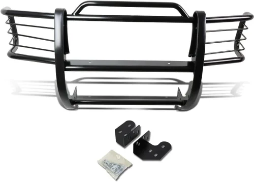 Miniatura 10 de DNA Motoring GRILL-G-015-BK Protector de rejilla de cepillo para defensa delantera, negro