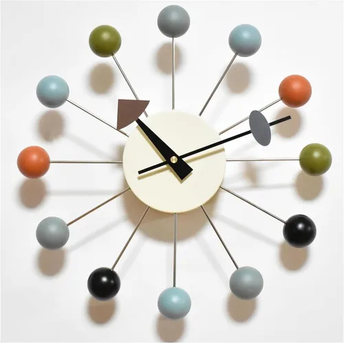 Miniatura 11 de Reloj de pared moderno de mediados de siglo, grande, silencioso, sin tictac, de 18 pulgadas, de madera maciza, reloj retro para decoración de sala