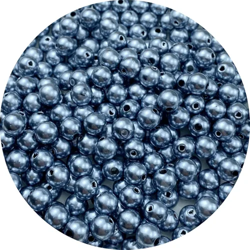 Miniatura 28 de Pinhoollgo 800pcs Pearl Beads 6mm Round Pearl Beads with Hole for DIY Bracelet Necklace Jewelry Making Supplies Handmade Craft(White)