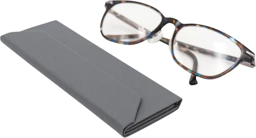 Miniatura 145 de Real Sic Funda para lentes de sol para hombres y mujeres, soporte magnético plegable para lentes de sol, inspirado en el color sólido