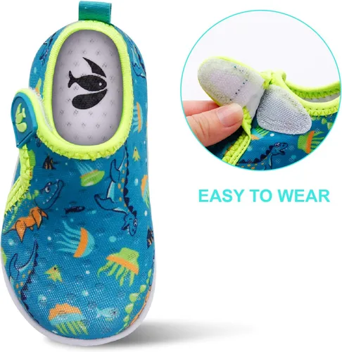 Miniatura 23 de FEETCITY Baby Boys Girls Water Sport Shoes Barefoot Kids Aqua Socks Quick-Dry Beach Swim Pool Shoes