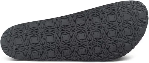 Miniatura 4 de TF STAR Sandalias de cuero de vaca para hombre, hebilla ajustable de 2 correas, pantuflas informales, plantilla de corcho deslizante