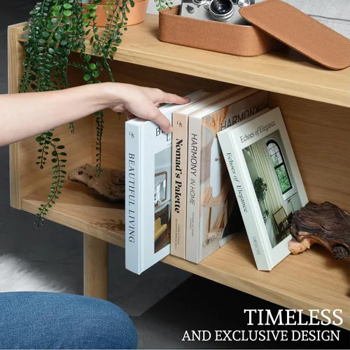 Miniatura 6 de Juego de 4 libros decorativos para decoración del hogar, juego de 4 libros grandes de decoración sintética, mesa de café, libros de tapa dura