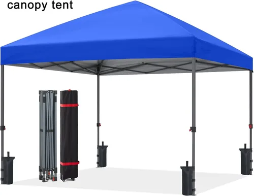 Miniatura 41 de ABCCANOPY Tienda de campaña desplegable de 10 x 10, refugio instantáneo de fácil instalación con bolsa con ruedas, toldo resistente al aire libre