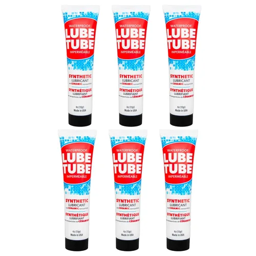 Miniatura 6 de LubeTube 4oz (Paquete de 12) Grasa Sintética Multiusos para Equipos de Piscina, Accesorios de Fontanería, Inodoros de RV, Marina, Maquinaria y Uso