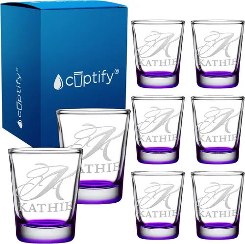 Miniatura 19 de Juego de 2 vasos de chupito personalizados para hombre, fondo azul, 2 onzas, grabados, regalo personalizado para cumpleaños, bodas, día del padre