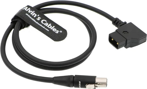 Miniatura 4 de Alvin's Cables 12V TV Lógica Monitor Cable de alimentación Mini XLR 4 Pin hembra a D Tap para cámaras Monitor