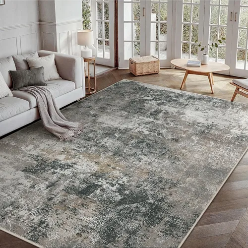 Miniatura 11 de GENIMO Alfombra antideslizante de 2 x 6 pies, lavable para pasillos de cocina, alfombras de cocina modernas abstractas, alfombra ligera de pelo bajo