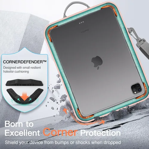 Miniatura 4 de MoKo Funda para tablet de 13 pulgadas, compatible con iPad Pro M5 de 13 pulgadas y Air M4/M3, iPad Pro 12.9 M2 y M1, Surface Laptop Go 12.4, Galaxy