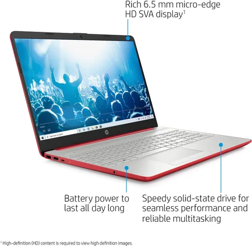 Miniatura 4 de HP Laptop Pavilion 2022 HD de 15.6 pulgadas, procesador Intel Pentium de cuatro núcleos, 8 GB de RAM, SSD de 128 GB, vida útil de batería de 11