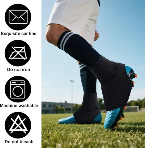 Miniatura 3 de Spats - Fundas para tacos de fútbol americano, fundas para tacos de fútbol, béisbol, niños, adolescentes y adultos, para tacos mantienen los tacos